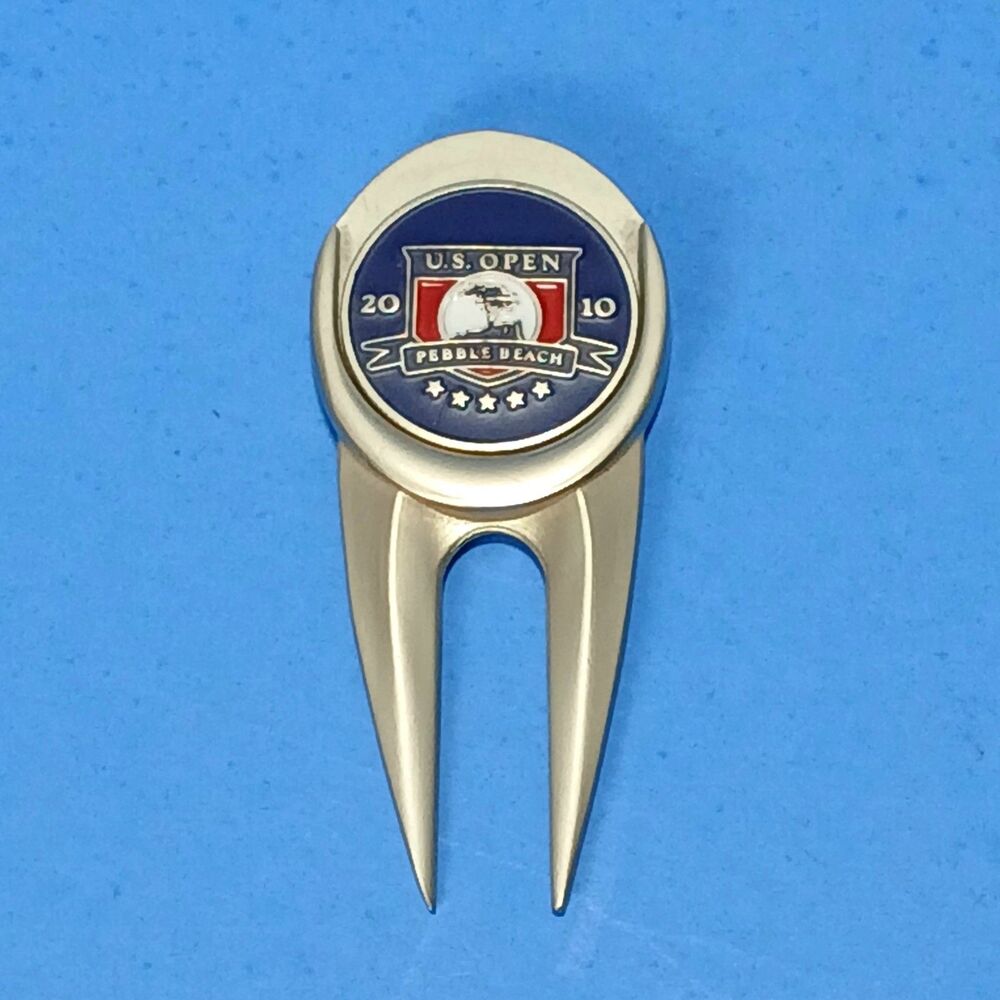 U.S. Open Pebble Beach 2010 Golf Divot Tool w/ Removeable Magnetic Ball Marker